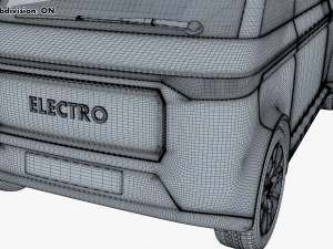 Carro urbano compacto gen&eacute;rico v 2 Modelo 3D