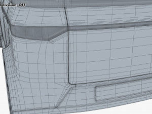 Generic Compact City Car v 2 3D मॉडल