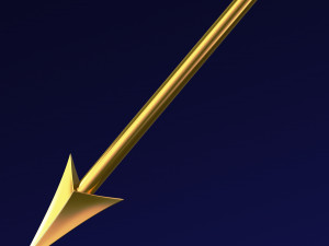 Poseidon Trident of Ukrainian Emblem M 2 Modèle 3D
