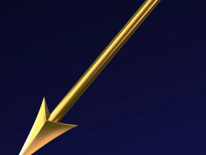 Tridente di Poseidone dell'emblema ucraino M 2 Modello 3D