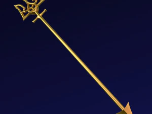 Tridente di Poseidone dell'emblema ucraino M 2 Modello 3D