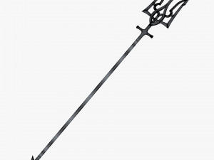 Poseidon Trident of Ukrainian Emblem M 2 Modèle 3D