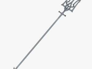 Poseidon Trident of Ukrainian Emblem M 2 Modèle 3D