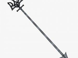 Poseidon Trident of Ukrainian Emblem M 2 Modèle 3D