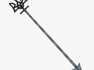 Tridente di Poseidone dell'emblema ucraino M 2 Modello 3D