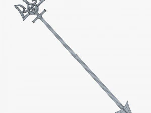 Tridente di Poseidone dell'emblema ucraino M 2 Modello 3D