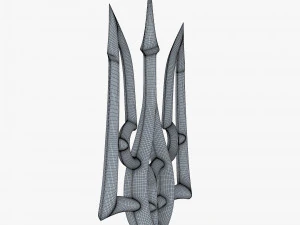 Tridente di Poseidone dell'emblema ucraino M 2 Modello 3D