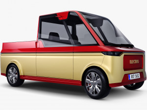 Generic Compact City Pick-Up M 1 3D Model
