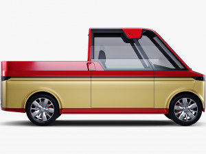 Generic Compact City Pick-Up M 1 3D Model