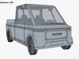 Generic Compact City Pick-Up M 1 3D Model