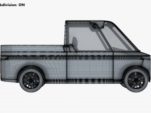 Generic Compact City Pick-Up M 1 3D Model