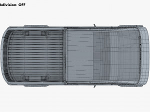 Generic Compact City Pick-Up M 1 3D Model