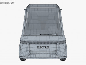 Generic Compact City Pick-Up M 1 3D Model