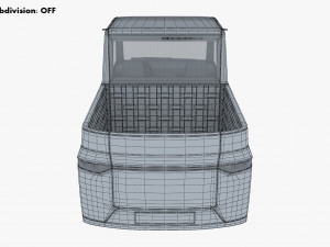 Generic Compact City Pick-Up M 1 3D Model