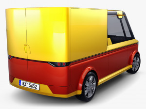 Generic Compact City Cargo Van M 1 3D-Modell