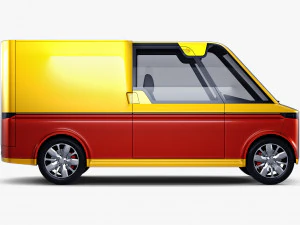 Generic Compact City Cargo Van M 1 3D Model