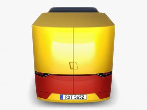 Generic Compact City Cargo Van M 1 3D Model
