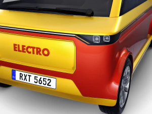 Generic Compact City Cargo Van M 1 3D Model