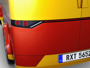 Generic Compact City Cargo Van M 1 3D Model