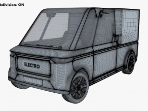 Generic Compact City Cargo Van M 1 3D Model