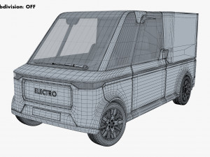 Generic Compact City Cargo Van M 1 3D-Modell
