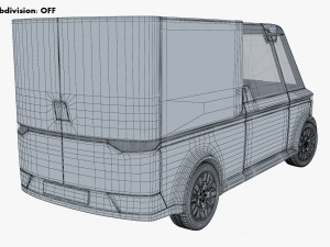 Generic Compact City Cargo Van M 1 3D-Modell