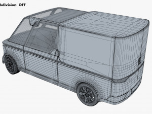 Generic Compact City Cargo Van M 1 3D-Modell
