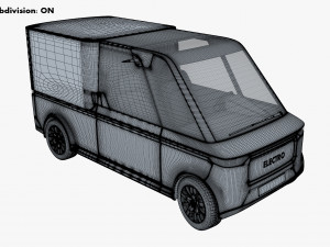Generic Compact City Cargo Van M 1 3D-Modell