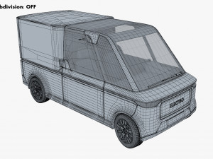 Generic Compact City Cargo Van M 1 3D-Modell