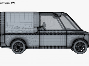 Generic Compact City Cargo Van M 1 3D-Modell