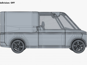 Generic Compact City Cargo Van M 1 3D-Modell