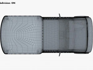 Generic Compact City Cargo Van M 1 3D Model