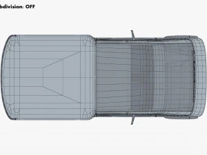 Generic Compact City Cargo Van M 1 3D Model