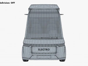 Generic Compact City Cargo Van M 1 3D Model