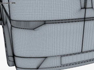 Generic Compact City Cargo Van M 1 3D Model