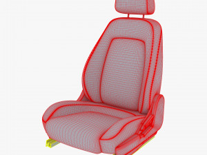 Car Seat M 1 Modello 3D
