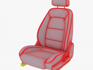 Car Seat M 2 3D 모델