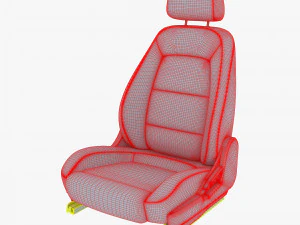 Car Seat M 2 3D Model