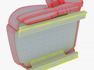 Car Seat M 2 3D Model