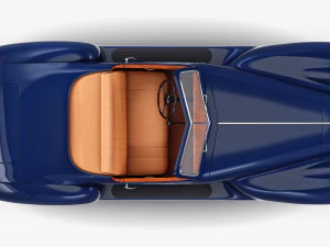 Generic Cabriolet Retro Car M 1 3D Model