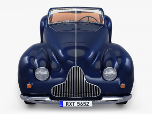 Generic Cabriolet Retro Car M 1 3Dモデル