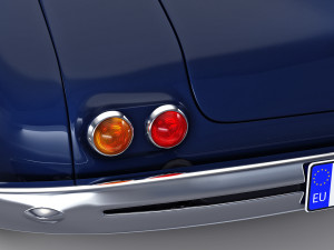 Generic Cabriolet Retro Car M 1 3Dモデル