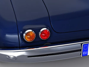 Generic Cabriolet Retro Car M 1 3D Model