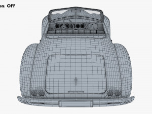 Generic Cabriolet Retro Car M 1 3Dモデル