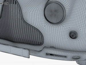 Generic Cabriolet Retro Car M 1 3D Model