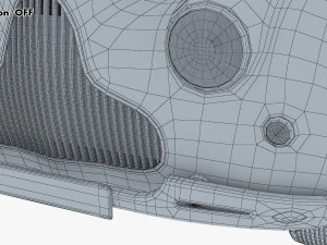 Generic Cabriolet Retro Car M 1 3D Model