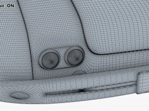 Generic Cabriolet Retro Car M 1 3D Model