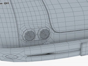 Generic Cabriolet Retro Car M 1 3D Model