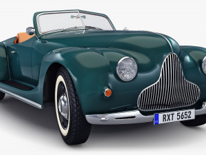 Generic Cabriolet Retro Car M 2 3D Модель