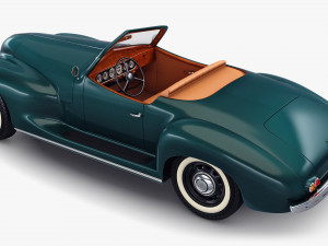 Generic Cabriolet Retro Car M 2 3D Модель